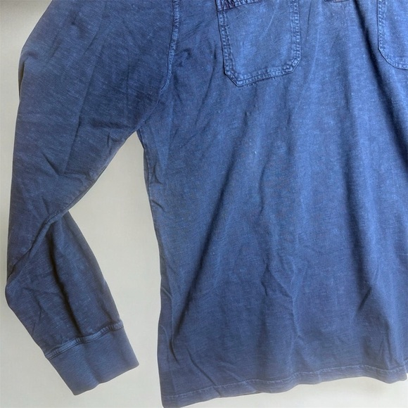 Lucky Brand Men's Blue Half-Zip Long Sleeve Pull Over Shirt XXL - Picture 3 of 11